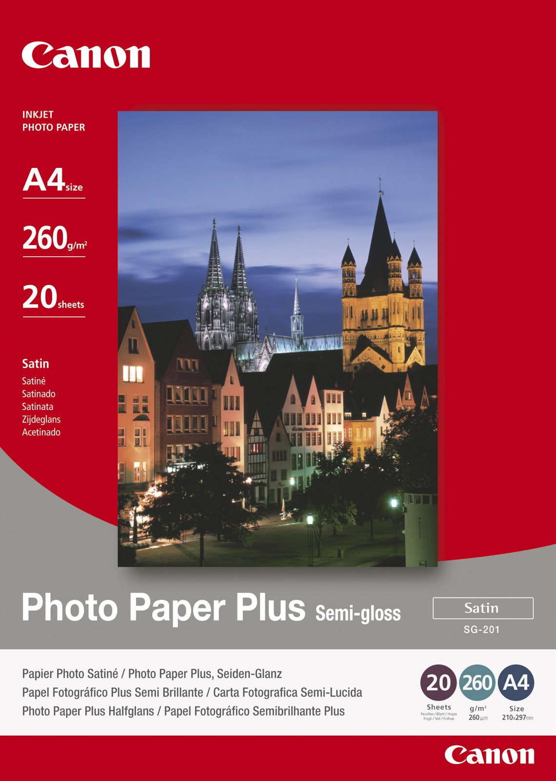 Canon A4 Sg-201 Photopapper Plus Semoglos (20), bild 3