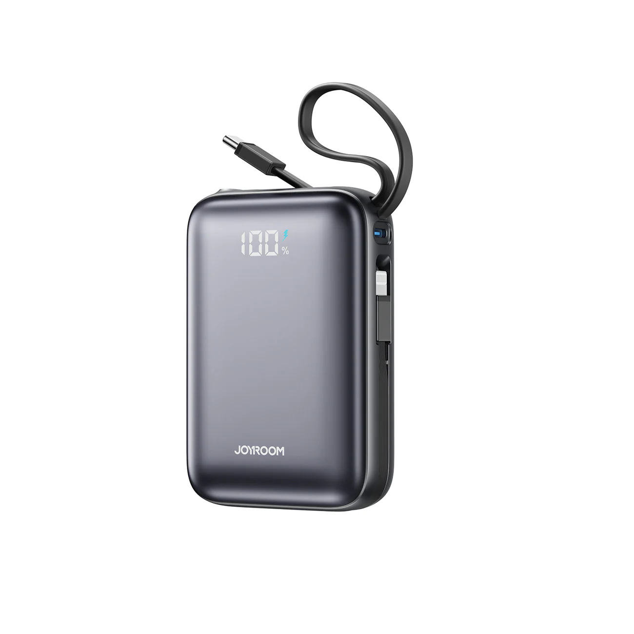 Joyroom JR-PBF29 20000mAh 22,5W Powerbank med dubbelkabel - Svart