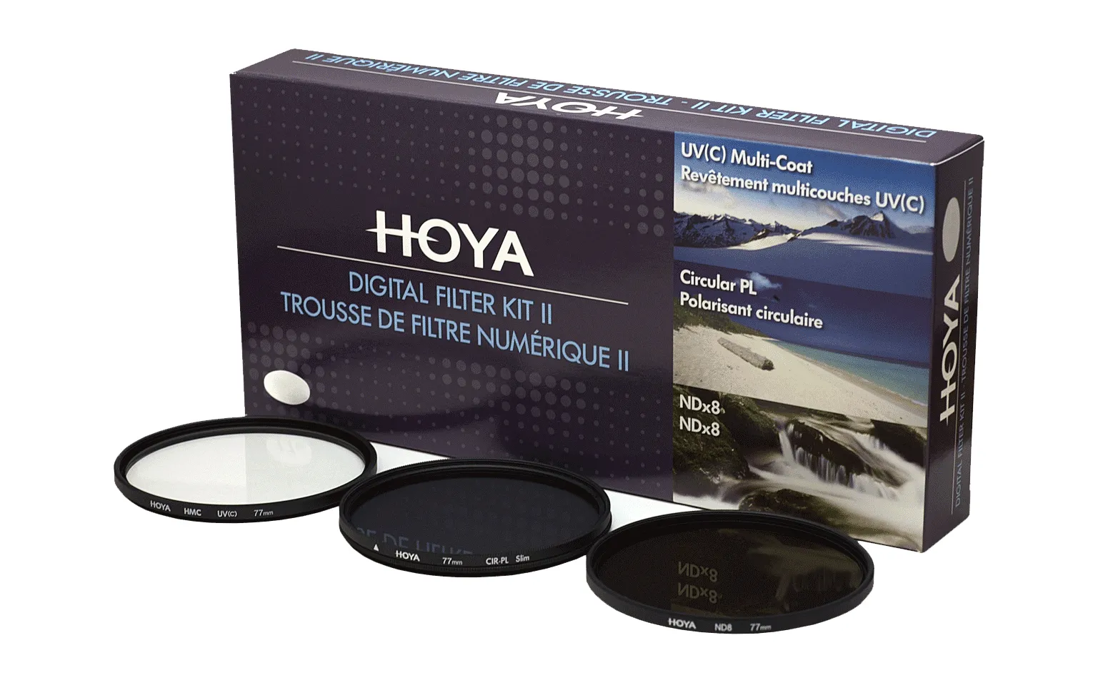 Hoya DIGITAL FILTER KIT II, 72 mm, Kamerafilterset, 3 styck