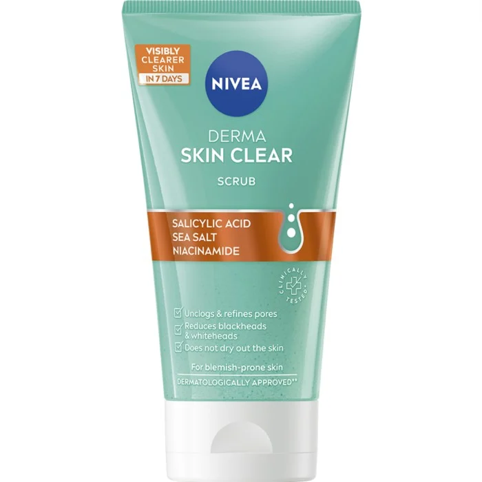 NIVEA Derma Skin Clear Anti-Blemish Scrub 150 ml