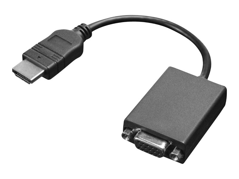 Lenovo - Videokort - HDMI hane till HD-15 (VGA) hona - 20 cm - för ThinkPad T16 Gen 4 21QN