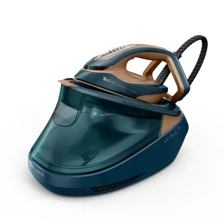 Tefal Pro Express Vision Max GV9920E0 ångstation, blå/koppar