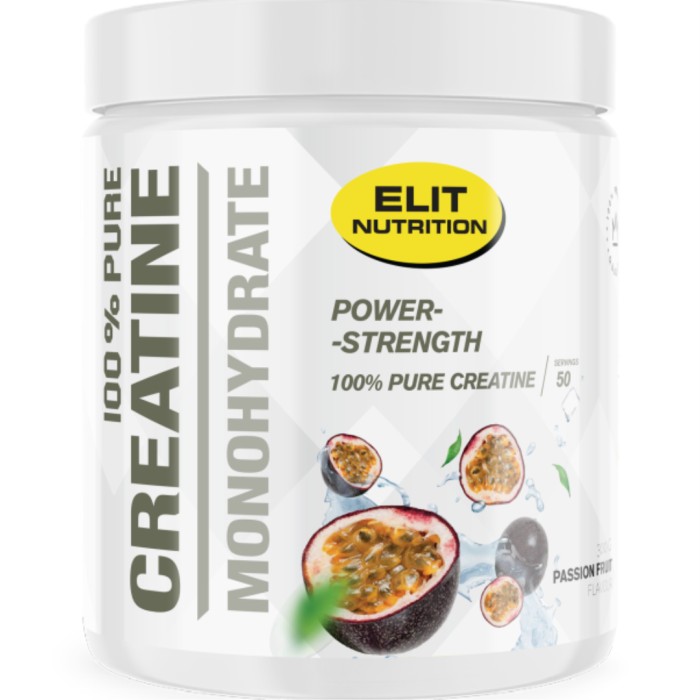 ELIT 100% Pure Creatine Monohydrate, Passion, 300 g