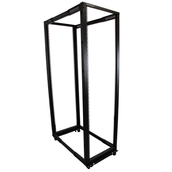 19" Startech Serverrack, 42U, öppet, 4 stolpar, justerbart djup 56-101 cm, bild 4