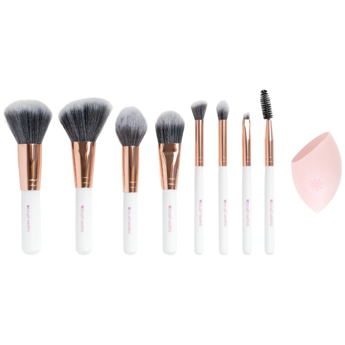 Brushworks Exclusive Makeup Brush and Sponge Set, bild 2