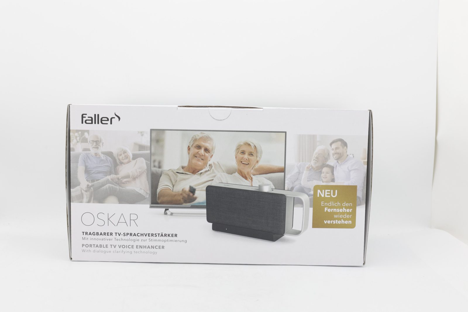 Faller Oskar TV-högtalare med röstförstärkning 4 W, svart/silver, bild 4