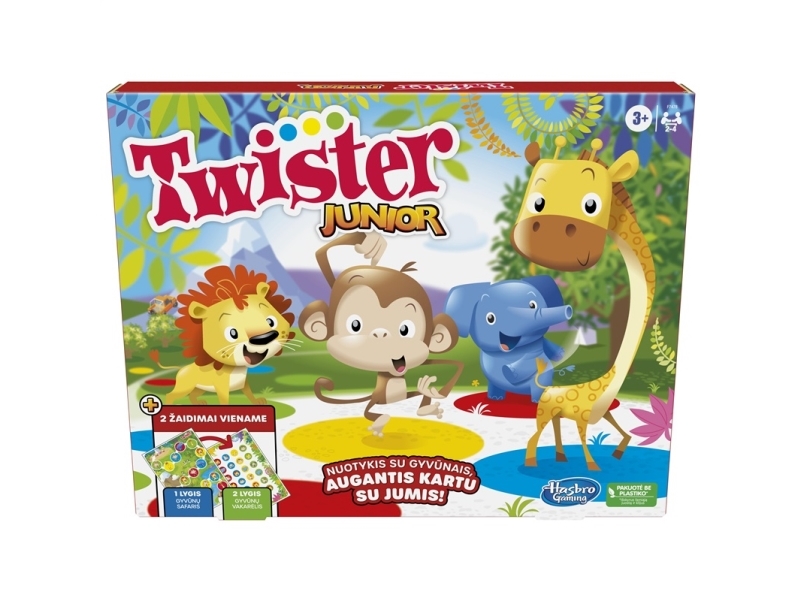 Hasbro Gaming Twister Junior partyspel på litauiska