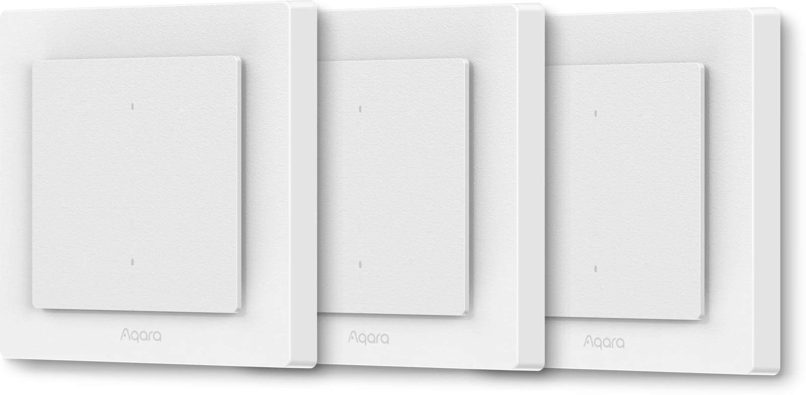 Aqara Strömbrytare H2 EU - 2 Brytare 1 Kanal 3-pack
