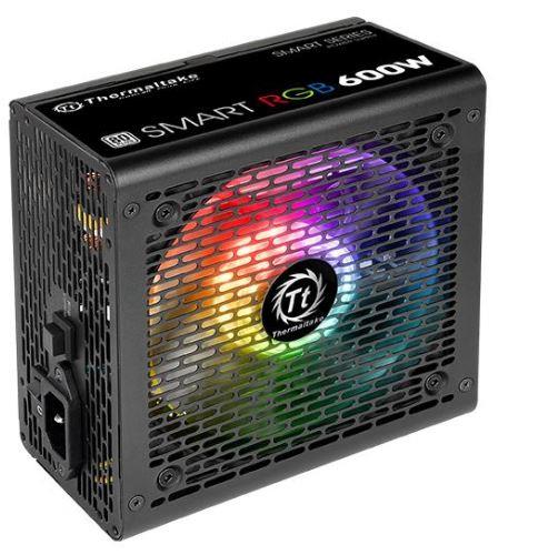 Thermaltake Smart RGB 600W, 140 mm fläkt, 80PLUS White, bild 4