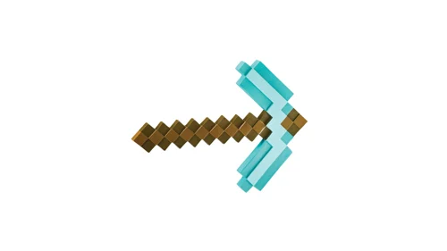 Disguise Minecraft Plastic Replica Diamond Pickaxe 40 cm, bild 3