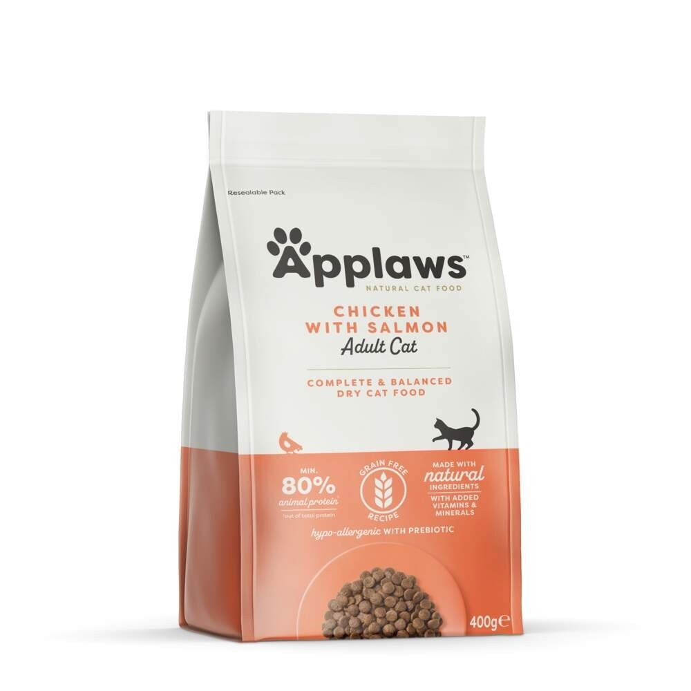 Applaws Cat Adult Grain Free Chicken & Salmon Torrfoder till Katt 400 g