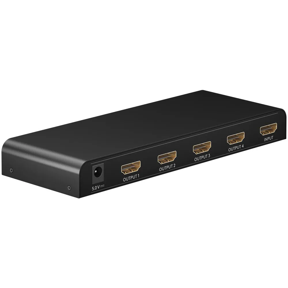 Goobay 1 till 4 HDMI-splitter- Svart