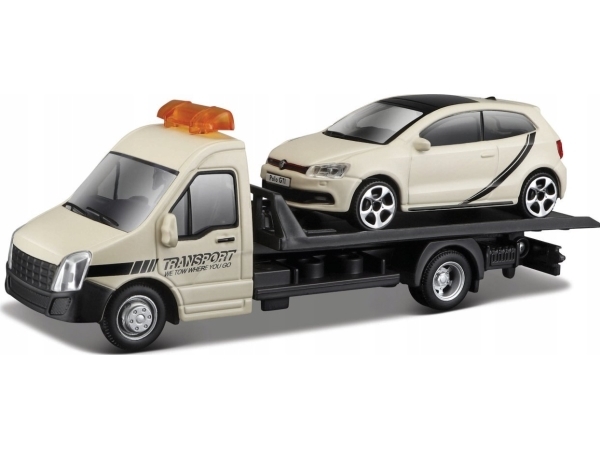 Bburago BBU 1:43 Street Fire Tran.VW Polo GTI pilkas 31403