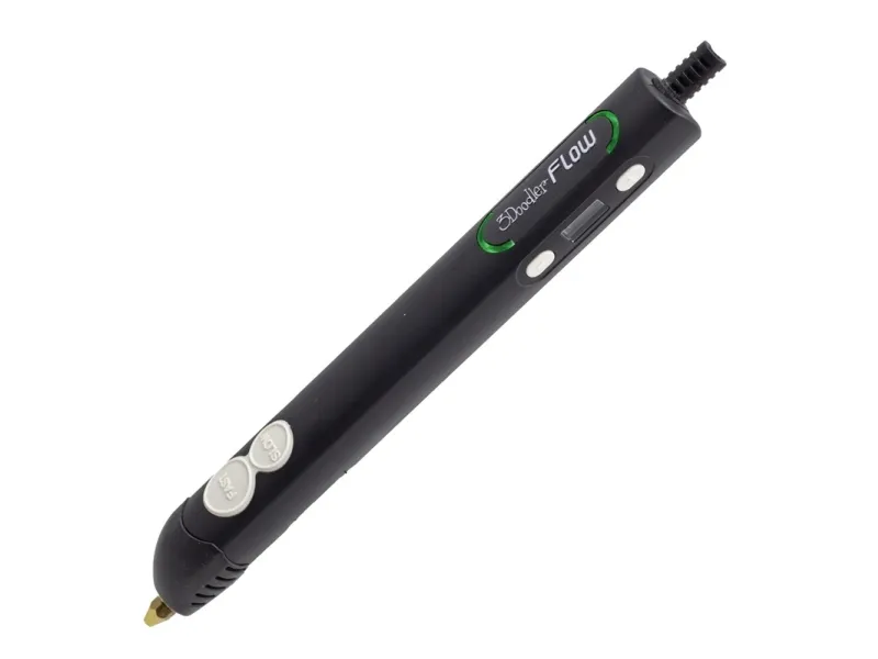 3Doodler FLOW, ABS, Flexibel polyester (FPE), Polylactic Acid (PLA), Träfiber, 2,2 mm, Fused Filament Fabrication (FFF), 1,75 mm, 240 °C, 1,5 min.