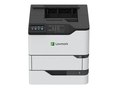 Lexmark MS826de - Skrivare - svartvit - Duplex - laser - A4/Legal - 1200 x 1200 dpi - upp till 66 sidor/minut - kapacitet: 650 ark - USB 2.0, Gigabit LAN, USB 2.0-värd