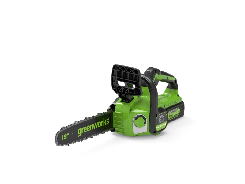 Kedjesåg batteri Greenworks 24V - sats laddare + batteri 4Ah (GD24CS30K4)