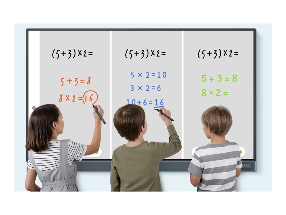 BenQ Board Pro RP7505 - 75 Diagonal klass RP05 Series LED-bakgrundsbelyst LCD-skärm - utbildning/företag - med inbyggd interaktiv whiteboard, pekskärm (multitouch) - Android - 4K UHD (2160p) 3840 x 2160