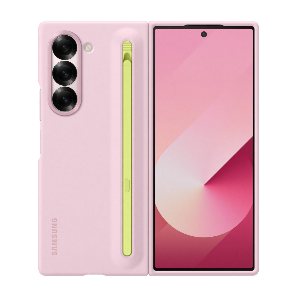 Samsung Galaxy Z Fold6 S Pennfodral, rosa, bild 2