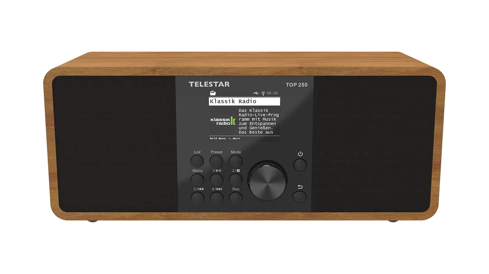 Internetradio Telestar TOP 250 DAB+/FM, 20W RMS - Trä, bild 2