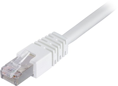 DELTACO TP-kabel Cat6 F/UTP Vit 50 m