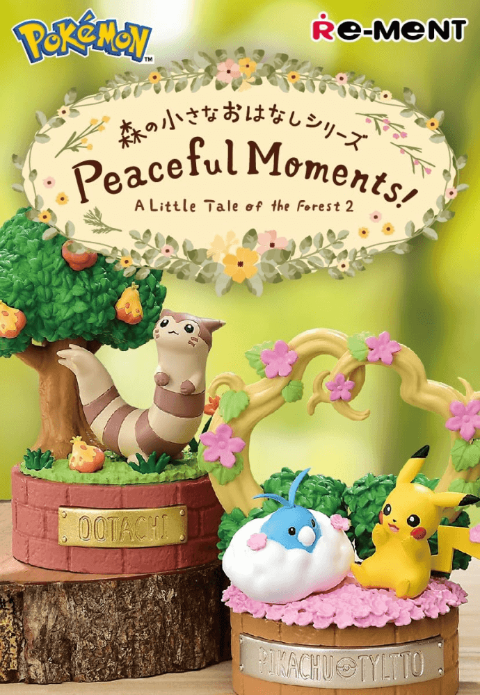 Re-Ment Pokemon Peaceful Moments A Little Tale of the Forest Series 2 Collection Figure
