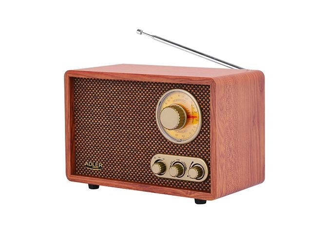Adler AD 1171 retroradio AM/FM 10 W Bluetooth, brun