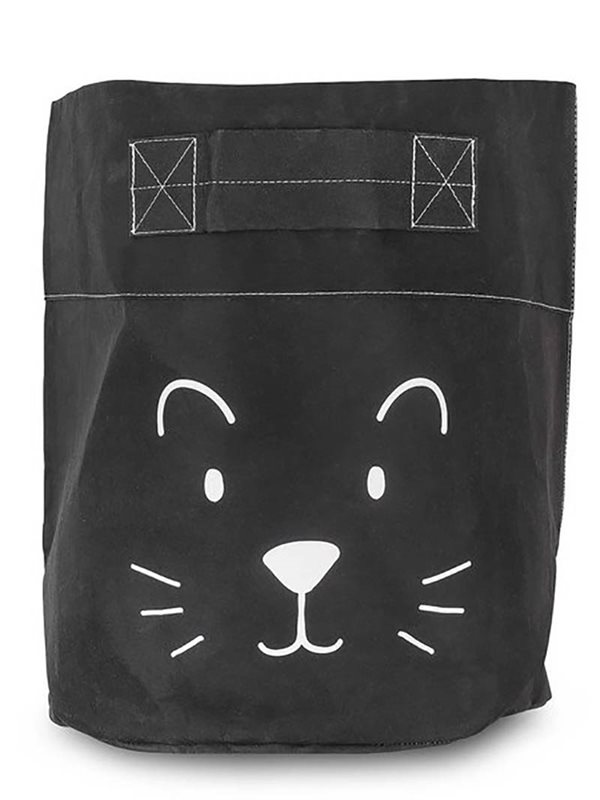 Jollein förvaringskorg XL paper, little lion black