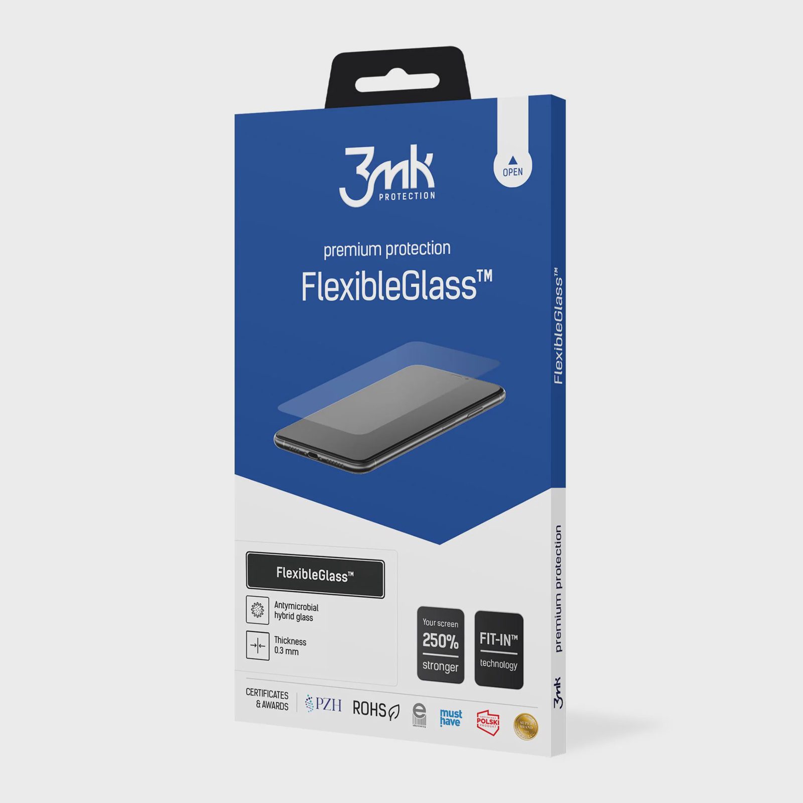 Härdat glas 3mk FlexibleGlass för iPhone 16 Plus, bild 4
