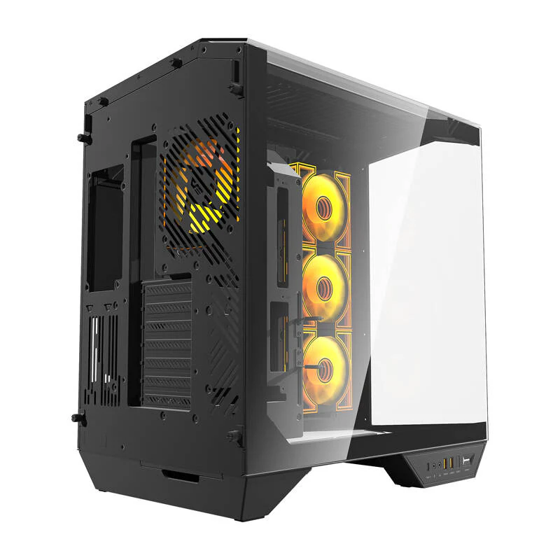 Darkflash Computer Case DY470 4 fans (black) - Chassi - Miditower - Svart, bild 3