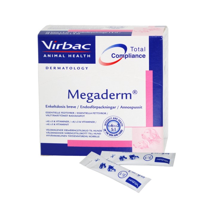 Virbac Megaderm för hund över 10 kg 28 st à 8 ml