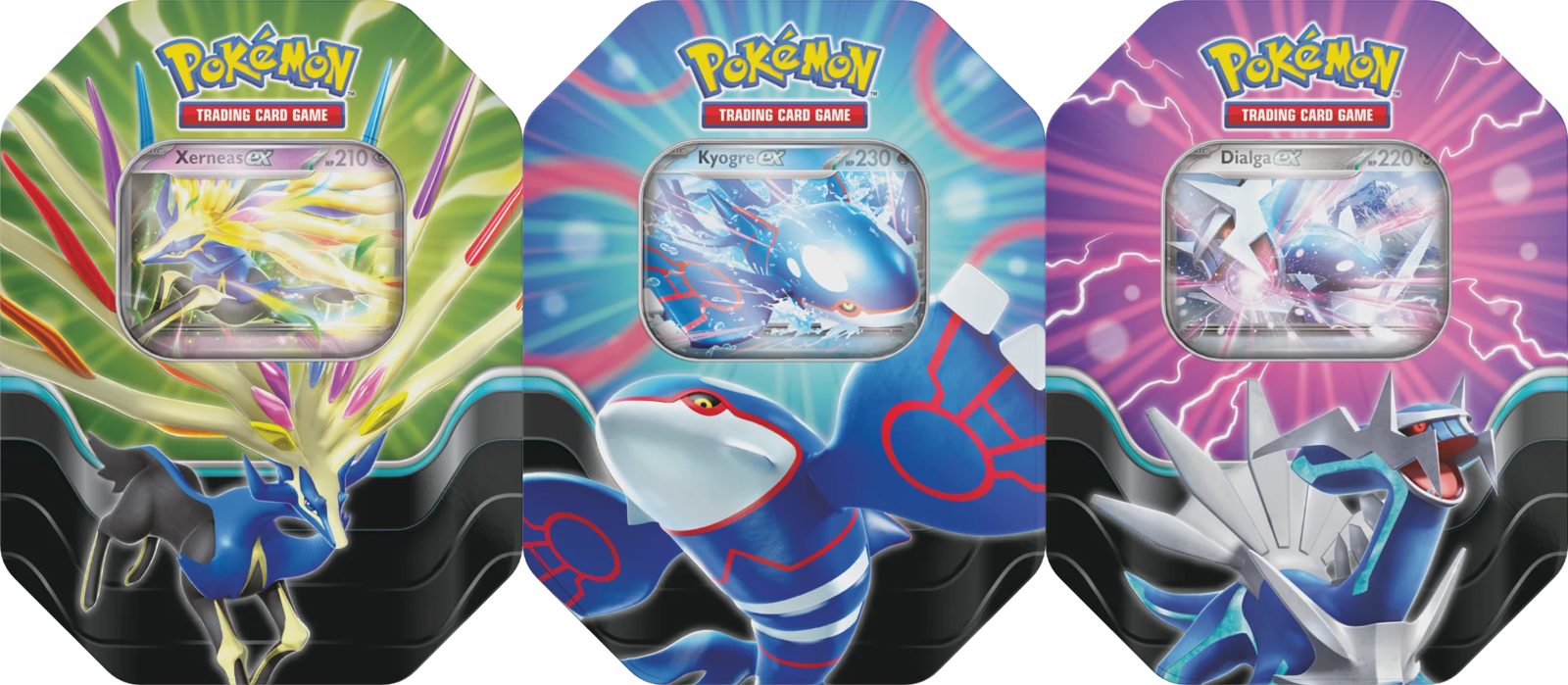 Pokemon Spring Tin 2025 Azure Legends Tin (4 boosters)