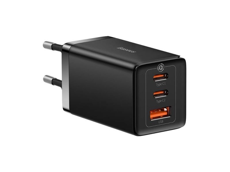 Baseus GaN5 Pro Snabbladdare 2C+U 65W - Svart
