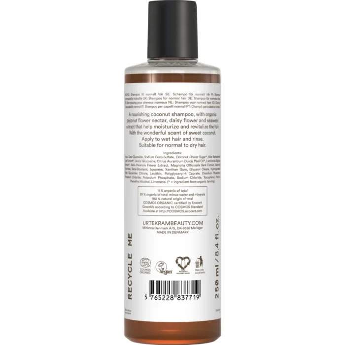 Urtekram Coconut Shampoo (Normal Hair) 250 ml, bild 2