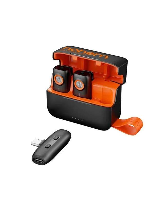 Hohem Microphone MIC-01 2TX 1RX med Chargecase USB-C