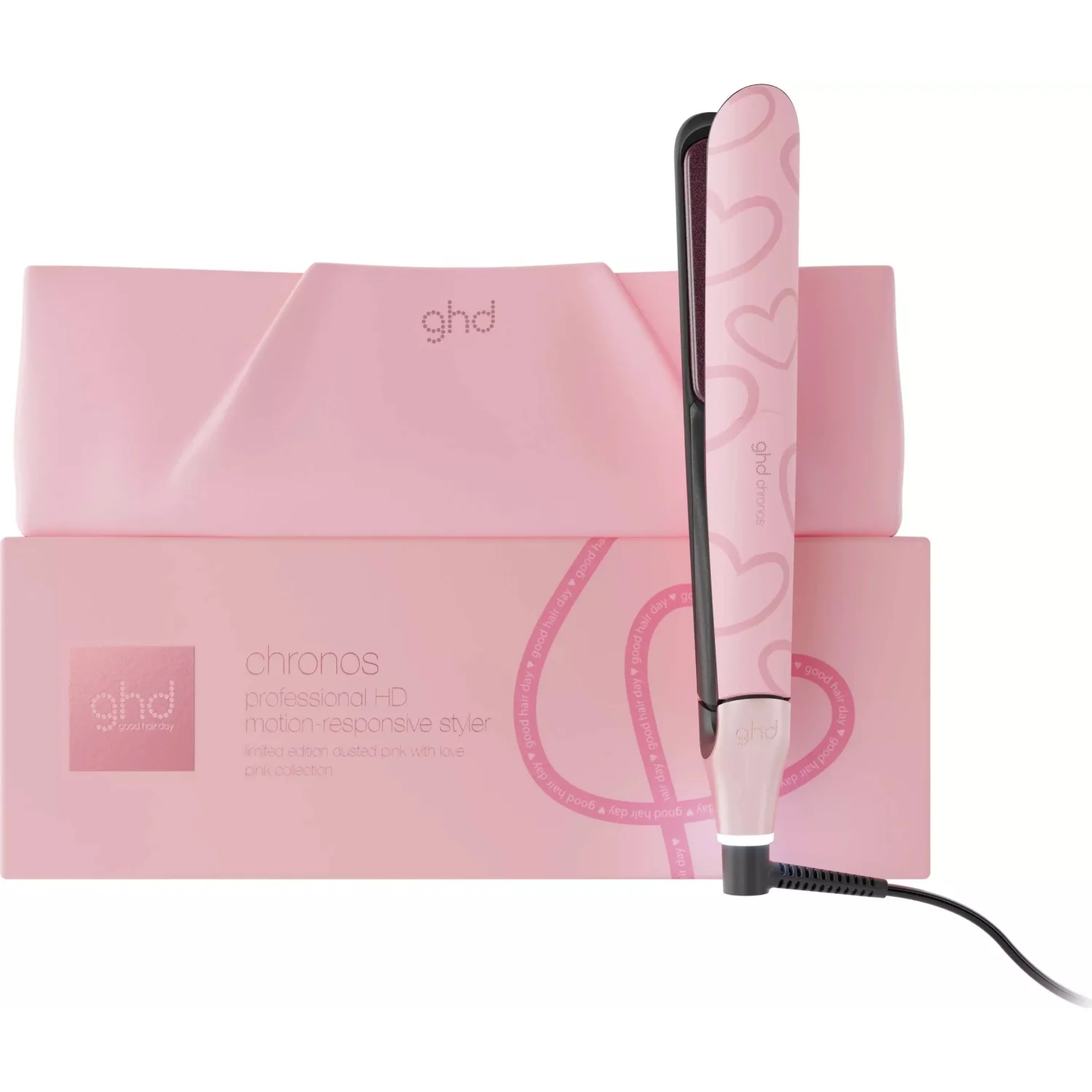 ghd Chronos Limited Edition Hair Straightener Dusted Pink With Love 1 pce