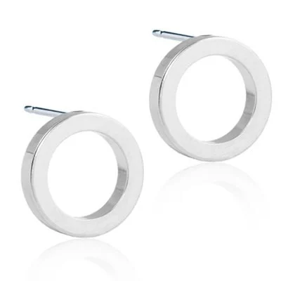 Blomdahl Natural Titanium Puck Hollow
