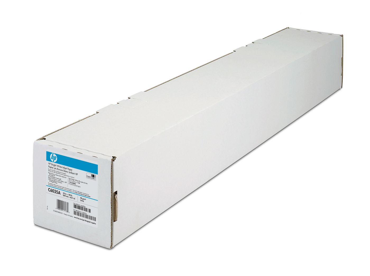 HP Bright White Paper, 16"/420mm, 90g/m², rulle 45,7 meter, bild 3