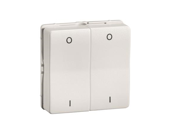 Bluetooth, 4-tryk, trådløs, batteriløs, med symbol (2 x I/O)