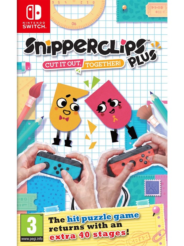 Snipperclips Plus: Cut it out together! - Nintendo Switch - Pussel