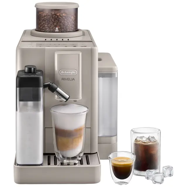 De'Longhi Rivelia Start kaffemaskin FEB4255.BG (Sandbeige)
