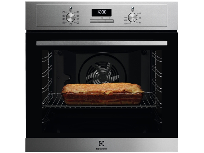 Electrolux EOF3H40X inbyggnadsugn 72 L, klass A, svart/rostfritt stål