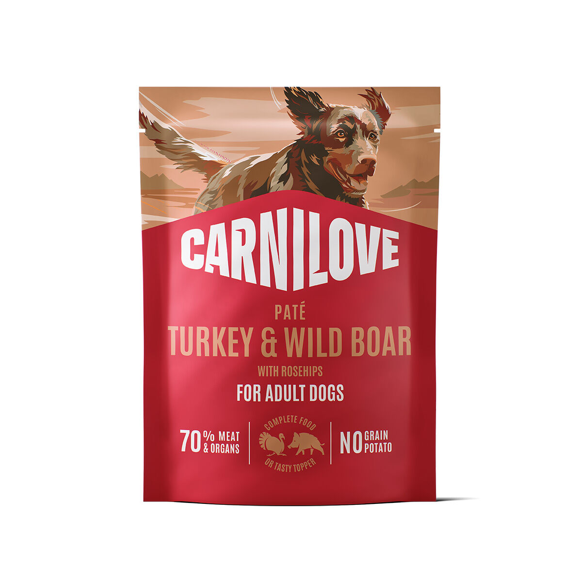Carnilove Dog Adult Turkey & Wild Boar with Rosehips Paté Våtfoder till Hund 300 g