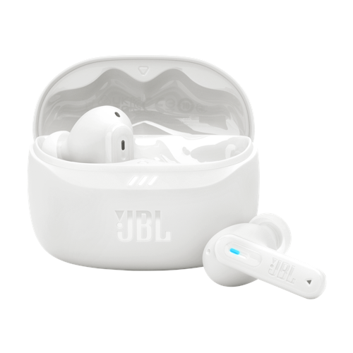 JBL Tune Beam 2 True Wireless hörlurar, vita