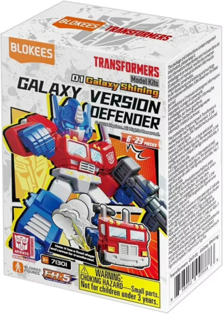 Blokees Transformers Defender Version 01 Model Kit Blind Box - Galaxy Shining