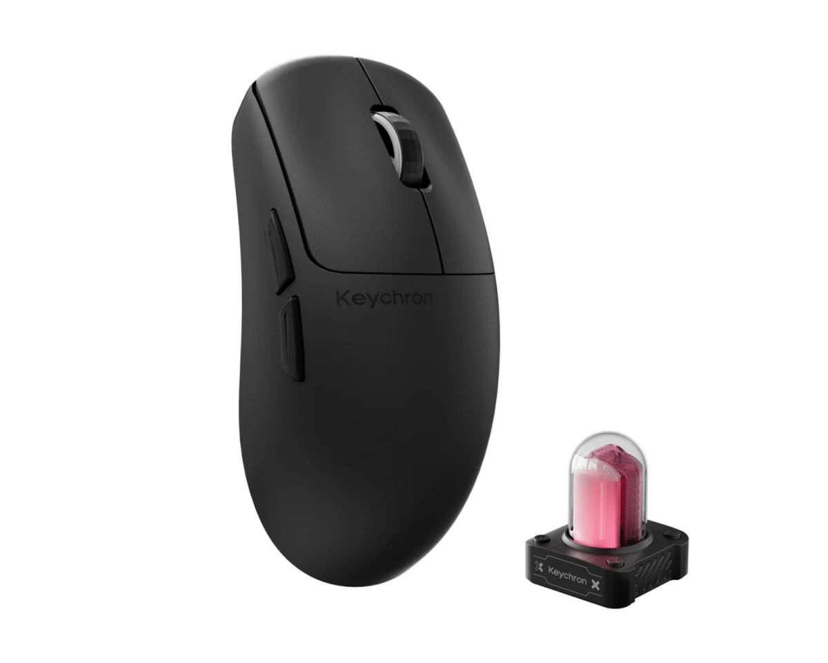 Keychron G6 HE 8K trådlös gamingmus (svart), bild 4