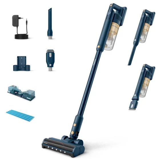 Philips 5000 sladdlös skaftdammsugare 60 min XC5043/01 Aqua 25,2 V 0,27 L, bild 2