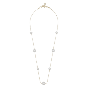 Snö Of Sweden Karan Mix Pearl Neck Gold & White 40cm