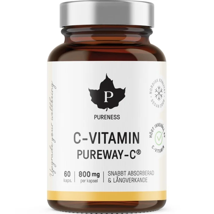 Pureness C-vitamin PUREWAY-C® 60 kapslar