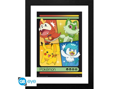 Scarlet & Violet Starters Framed Print - 30.5 x 40.6 cm, bild 2