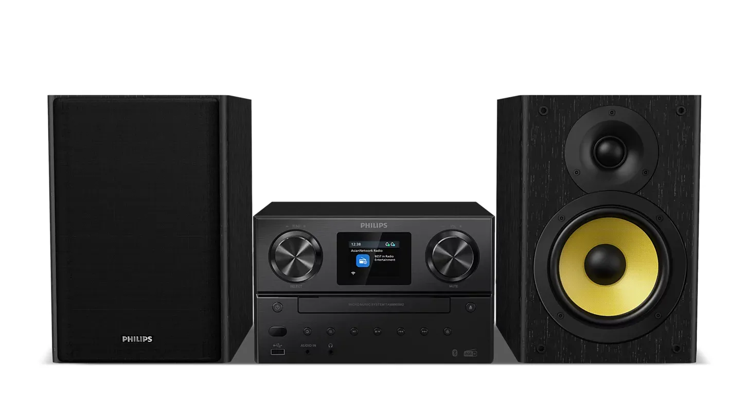 Philips TAM8905M2/10 Mikrostereosystem, svart